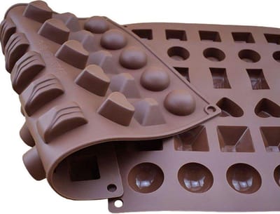 Siliconen mal | siliconen vorm | 30 vormpjes | Chocoladevorm | Gelatinevorm | Bak decoratie