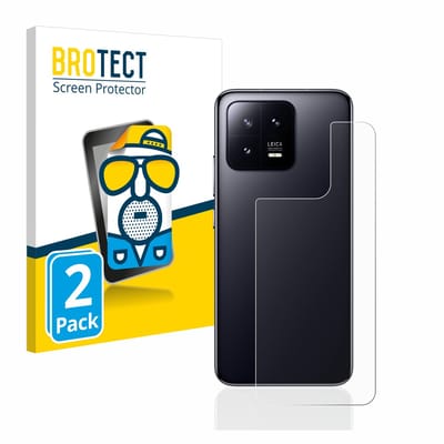 BROTECT - Screenprotector voor Xiaomi 13 (Achterkant) - Folie Beschermfolie matte 2 Stuks