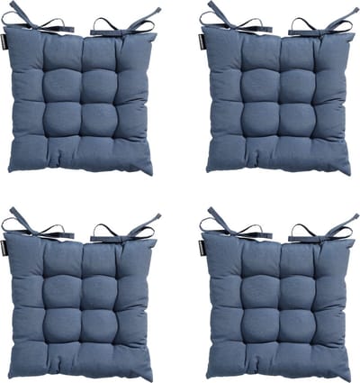 Madison - Zitkussen - Universeel - 4 stk. - 46x46 cm - Safier - Tuin