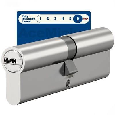 Dailygoods- Cilinderslot 50/50 - Deurslot met 3 sleutels - Inbraakbeveiliging - Eenvoudige installatie - Hoog beveiligingsniveau - Schokbestendig