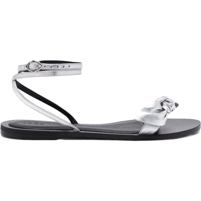 BA&SH Sandales Plates Carmine Silver Maat: 36 | Sandalen Outlet | Dames | Zwart