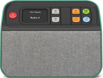 BBrain Dementievriendelijke DAB+ Radio - Ook geschikt als Ouderen/Senioren Radio - Makkelijke Bediening - Geen verwarrende Technologie  - Pas Gebruikerspaneel aan tot Bediening met slechts één Knop - Zelfstandig Muziek luisteren - DAB/FM/USB - Groen