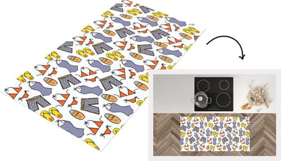 Keukenloper - Loper keuken - Badkleding - Patronen - Zomer - 120x60 cm - Keukenloper vinyl