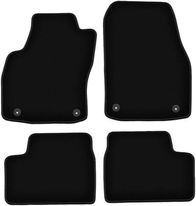 BASIC zwarte veloursmatten voor: Opel Astra H sedan, hatchback, stationwagen, TwinTop, cabriolet, coupé (2003-2010)