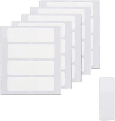500 Stuks Zelfklevende Indexlabels 3.8x1.2cm - Schrijfbare Blanke Tabs voor Documenten, Notities en Schoolbenodigdheden