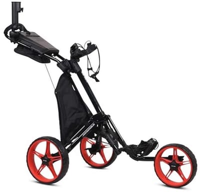 Opvouwbare Golf Trolley met 3 Wielen - Ideaal voor Golfspelers