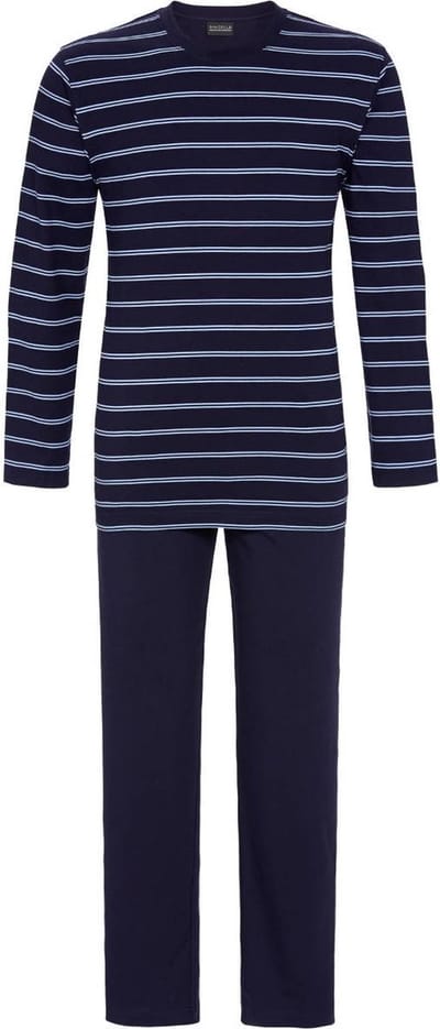 Gestreepte heren pyjama van Ringella - Blauw - Maat - S