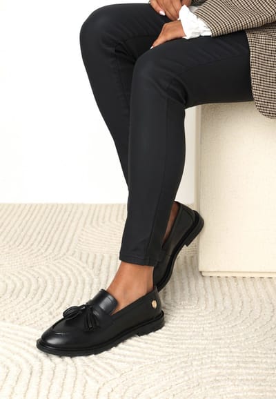 Fred De La Bretoniere Loafer Fairy Moccy Matte Black - Maat 40