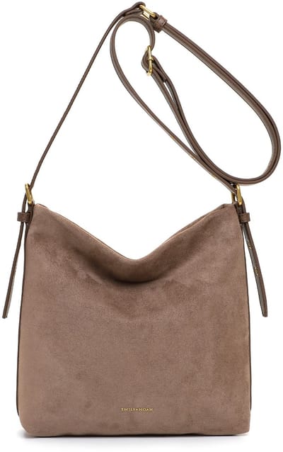 EMILY & NOAH Schoudertas E&N Laren ( 65841 ) - Dames handtassen - taupe 900