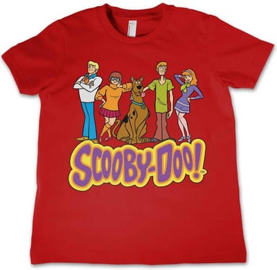 ScoobyDoo Kinder Tshirt -XS- Team Rood