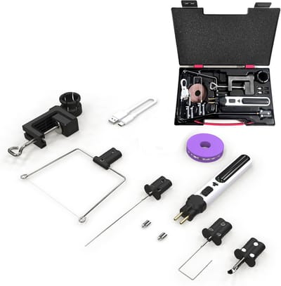 Elektrische piepschuimsnijder 5-in-1 - Professionele schuimsnijder met USB-oplading