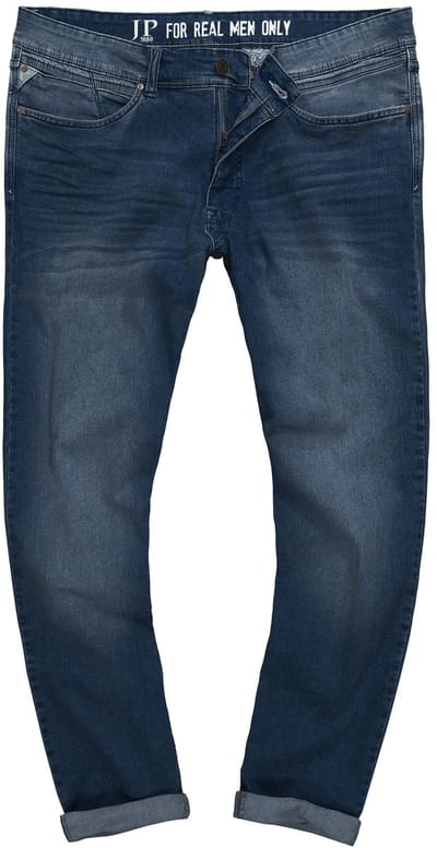 JP 1880 - Heren - Jeans lightweight buikfit regular fit 5-pocket - Donkerblauw denim - Maat 31