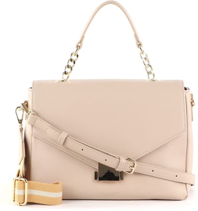 SEIDENFELT MANUFAKTUR Handtas Schoudertas Bjerka Handbag Sand / Gold Beige