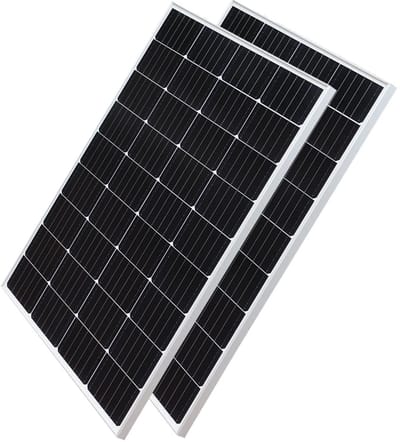 Zonnepaneel - Zonnepanelen - Monokristallijn - Set van 2 - 200W - Rigid Glass - Waterdicht - Lichtgewicht - On-Grid/Off-Grid Gebruik - Hoge Efficiëntie