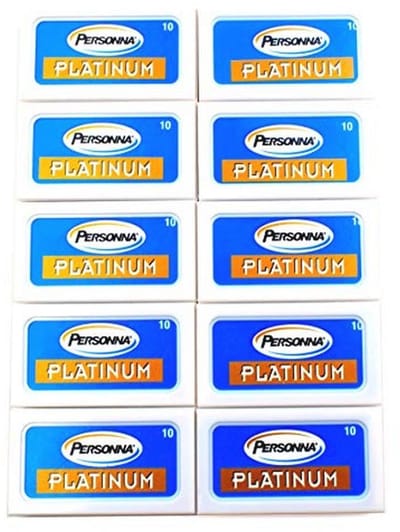 Platinum Scheermesjes - 100 Dubbele Scheermesjes voor een Gladde Scheerbeurt