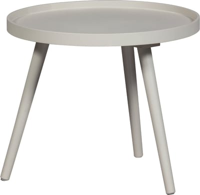 WOOOD Mesa Bijzettafel M - Hout - Zand - 45 cm x Ø45