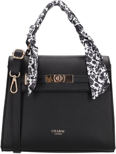 Charm London The Hamptons Handtas - Schoudertas - Dames - Crossbody - Zwart