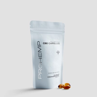ProHemp 30 stuks CBD Capsules 10 mg – Full Spectrum Capsules met Cannabidiol – met Hennepextract, CBG, CBN, CBC en Terpenen – CBD Softgels met MCT-Olie voor Dagelijks Gebruik en Ontspanning