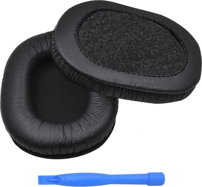 MMOBIEL Oorkussens voor Sony MDR-7506 / MDR-V6 / MDR-V7 / MDR-CD900ST Hoofdtelefoon - Memory Foam en Protein PU Koptelefoon Oorkussen - Hoofdtelefoon Earpads – Zwart