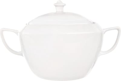 Soepterrine Porselein met Deksel 3,5 l - Soepkom - Soeppan