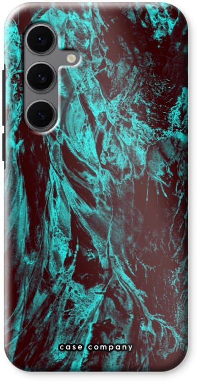 Case Company® - Hoesje geschikt voor Samsung Galaxy S24 FE hoesje - Ice Age - Tough Case - Maximale Bescherming alle Kanten en Schermrand