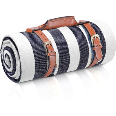 Picknickkleed Extra Groot, Waterdichte en Opvouwbare Strandmat, Buiten voor 8 Volwassenen, Kamperen, Park, Strand, Gras, Binnen 200cm X 150cm gray