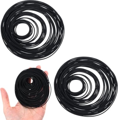 Cassette Drive Riemen - Platenspeler Riemen Reparatie - Apparatuur Repareren - Duurzaam Rubber Materiaal - 150 Stuks 1mm - Zwart