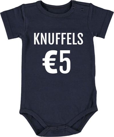 Baby Romper Knuffels €5 Grappig Kraamcadeau Jongen