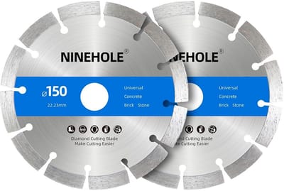Diamantdoorslijpschijven 150 mm - 2 Stuks voor Perfecte Snijkwaliteit