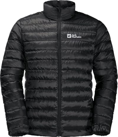 Jack Wolfskin - Heren Jas zomer Pack&Go Down Jacket - Zwart - Maat XL