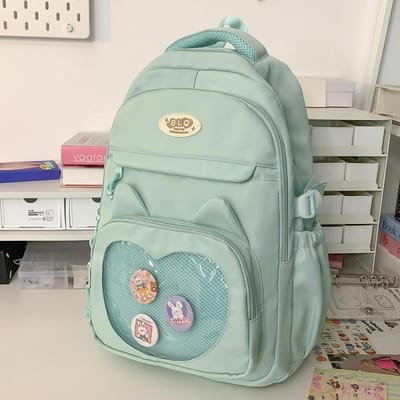 Schooltas voor Kinderen Basisschoolleerlingen Grote Capaciteit Letter Pijn Tas Rugzak gray