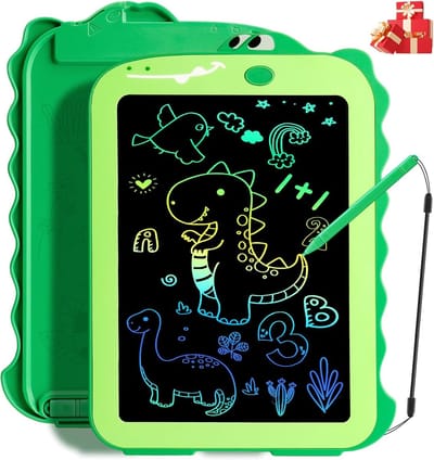 Tekentablet - Schrijftablet - Uitwisbaar Tekenbord - Kleur- en Tekentablet - Kleuren-Lcd-Schrijftablet - 8.5-Inch - Educatief Speelgoed - Kinderspeelgoed - Groen - Voor Kinderen Om Op Te Schrijven, Te Tekenen en Te Spelen