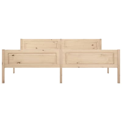 vidaXL - Bedframe - massief - grenenhout - 180x200 - cm