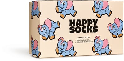 Happy Socks Elephant Socks Gift Set maat 36-40