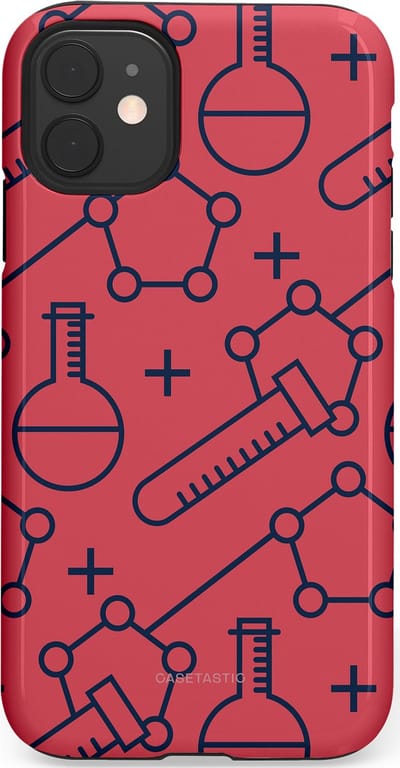 Casetastic hoesje geschikt voor Apple iPhone 11 - Dubbellaagse bescherming - Rode Laboratorium - Fashion Case - Koraal
