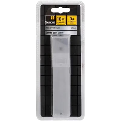 Sencys Reservemes Voor Cutter 25mm – 5 Stuks