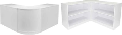 Jupiter toonbank c1200 - esdoorn - 120x60x90cm - glazen vitrine