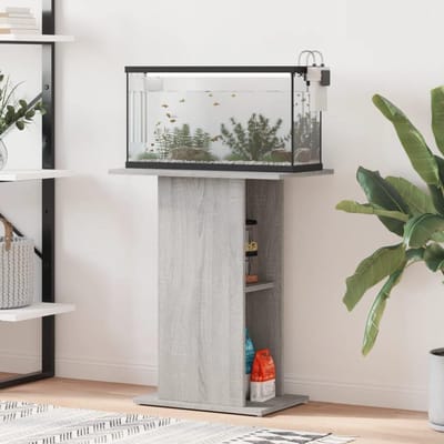 Aquariumstandaard - Aquariumkast Vis - Aquarium Ondersteunen - Glad Oppervlak - 605x36x725 cm - Grijs Sonoma