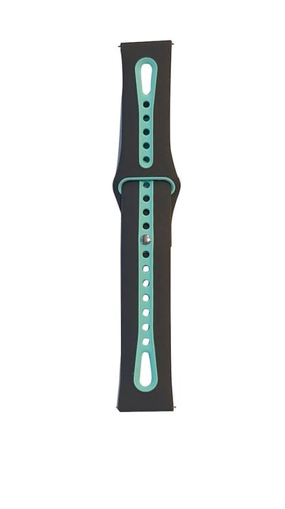 Sportbandje - Samsung Gear S3/Galaxy Watch 46mm - grijs/mint - siliconen