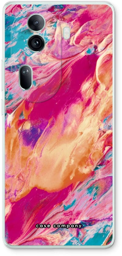 Case Company® - Hoesje geschikt voor Oppo Reno 11 Pro hoesje - Pastel Echoes - Soft Cover Telefoonhoesje - Bescherming aan alle Kanten en Schermrand