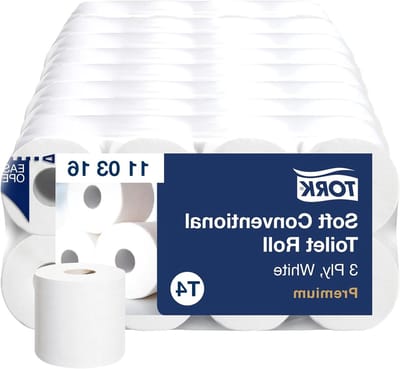 Toiletpapier - Zacht papier - Dagelijks gebruik - 3 lagen dikte - 8 rollen - Wit