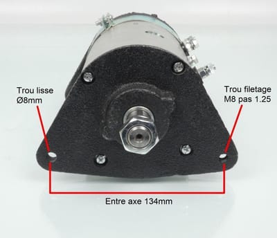 Démarreur RMS pour auto Piaggio 220 Ape Car P2-P3 1978 à 1985 dynamoteur 157715