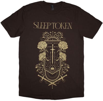 Sleep Token - Damocles Heren T-shirt - 2XL - Bruin