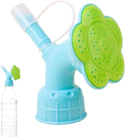 Gietfles Tuit - Bloem Sprinkler - Planten Water Geven - 73 Gaten Ontwerp - 7.5 x 3.5 cm - Blauw