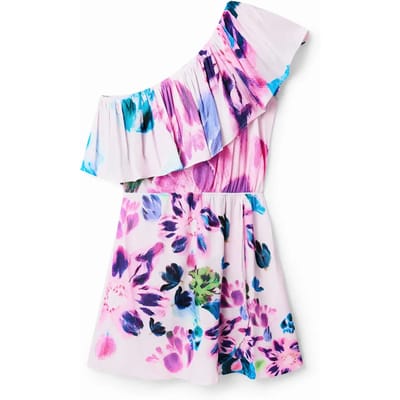 Korte asymmetrische jurk voor vrouwen Desigual M. Christian Lacroix