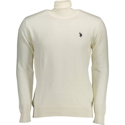 U.S. POLO ASSN. Witte Katoenen Heren Trui