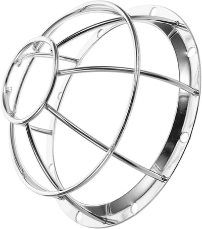 Rookmelder Beschermkap - Brandmelder Behuizing - Schade Voorkomen - Hoogwaardige Impact Bescherming - 13 x 13 x 6 cm - Zilver