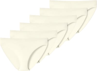 uncover by Schiesser Dames tai slip 6 pack Basic