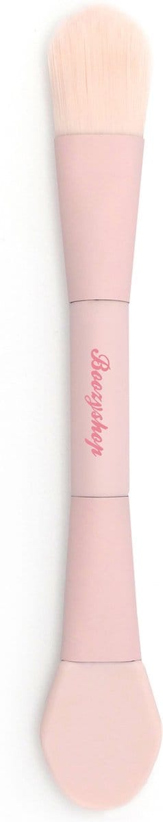 Boozyshop ® Gezichtsmasker kwast - Masker kwast - Voor een gelijkmatige verdeling - Dual-ended - Hygiënisch - Roze - Face Mask Brush