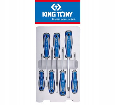 King Tony Torx Schroevendraaierset met Gat - 7 Delig